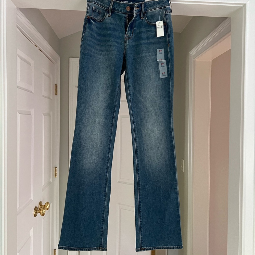 Old Navy Blue Boot Cut Jeans Versatile Style